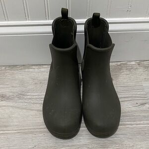 Green Croc Rain Boots